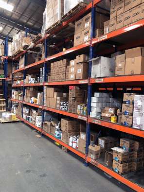 Warehouse shelving