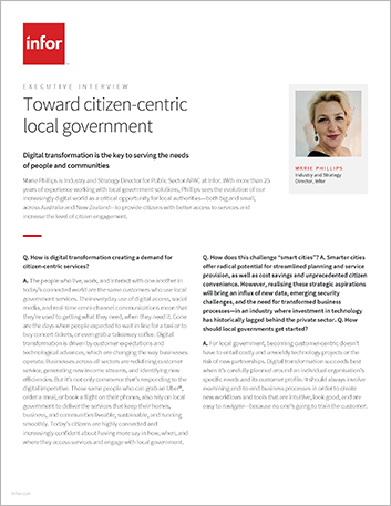 Toward citizen centric local government - thumbnail