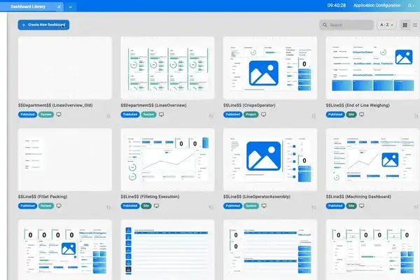 Infor MES screenshot