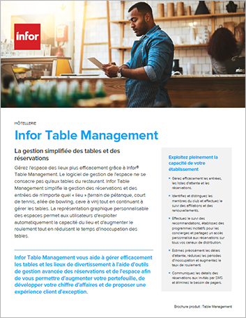 th Infor Table Management Brochure   French.png