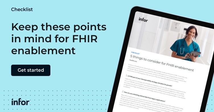 FHIR Enablement With Cloverleaf | Interoperability Checklist | Infor