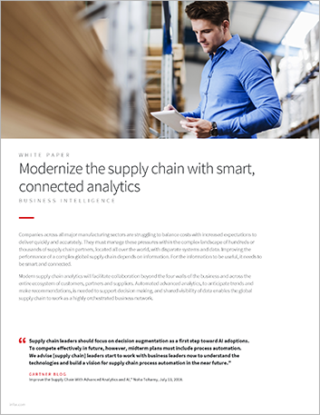 Modernize the supply chain with smart connected analytics White Paper English