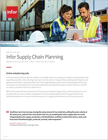  Infor Supply Chain Planning Brochure English