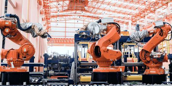 thumbnail image of a manufacturing plant with robotics