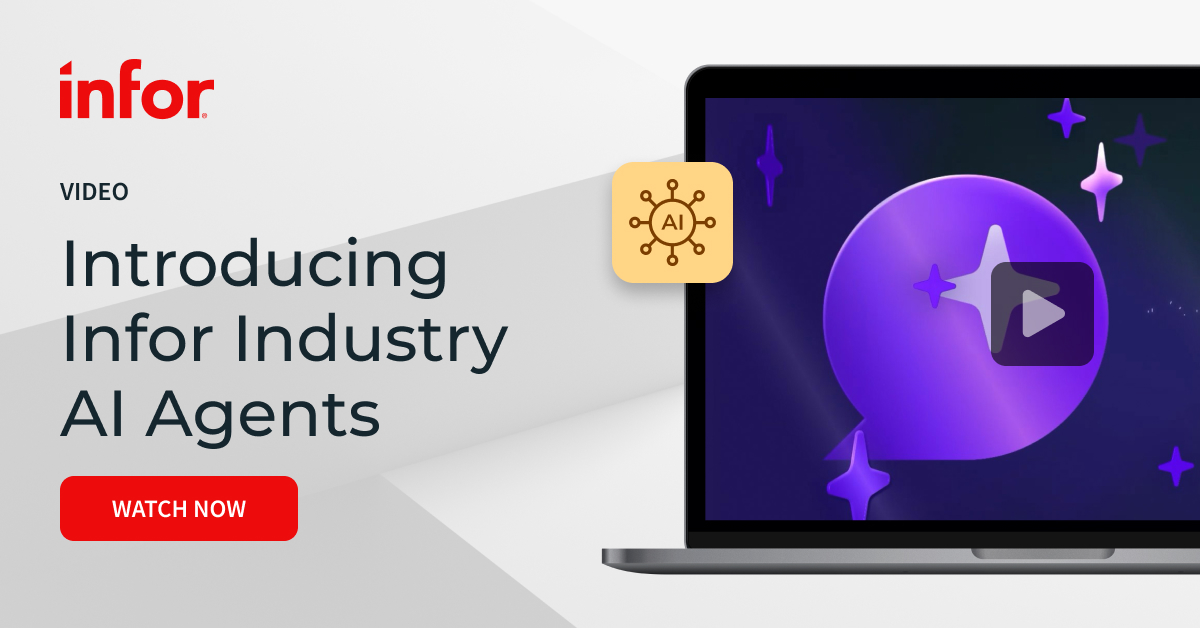 Turn complexity into advantage with AI agents | Infor