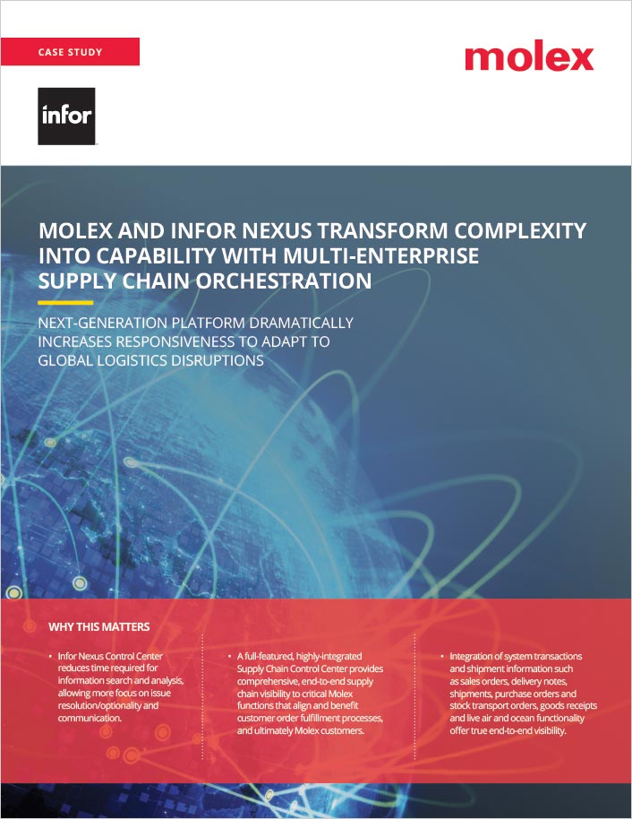 Molex Supply Chain Optimization Case
  Study English 457px