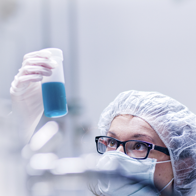 Technician working in laboratory