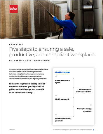 Checklist Safe Clean Workspace EAM