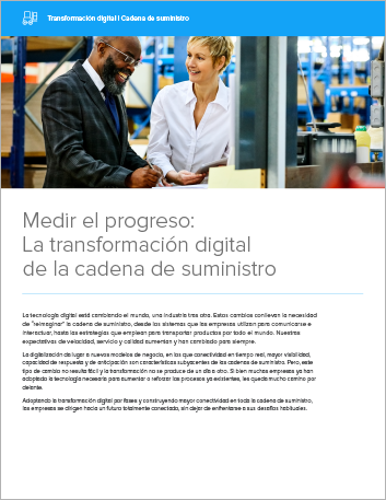 th Measuring progress The digital supply chain transformation Perspectives Sp Sp 