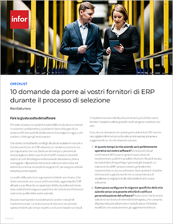 10 questions to ask your ERP vendors   during the selection process Checklist Italian 457px