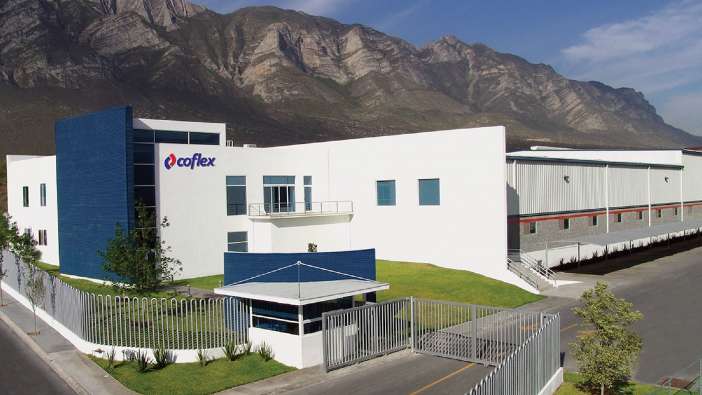 Coflex manufacturing plant near mountains Mexico