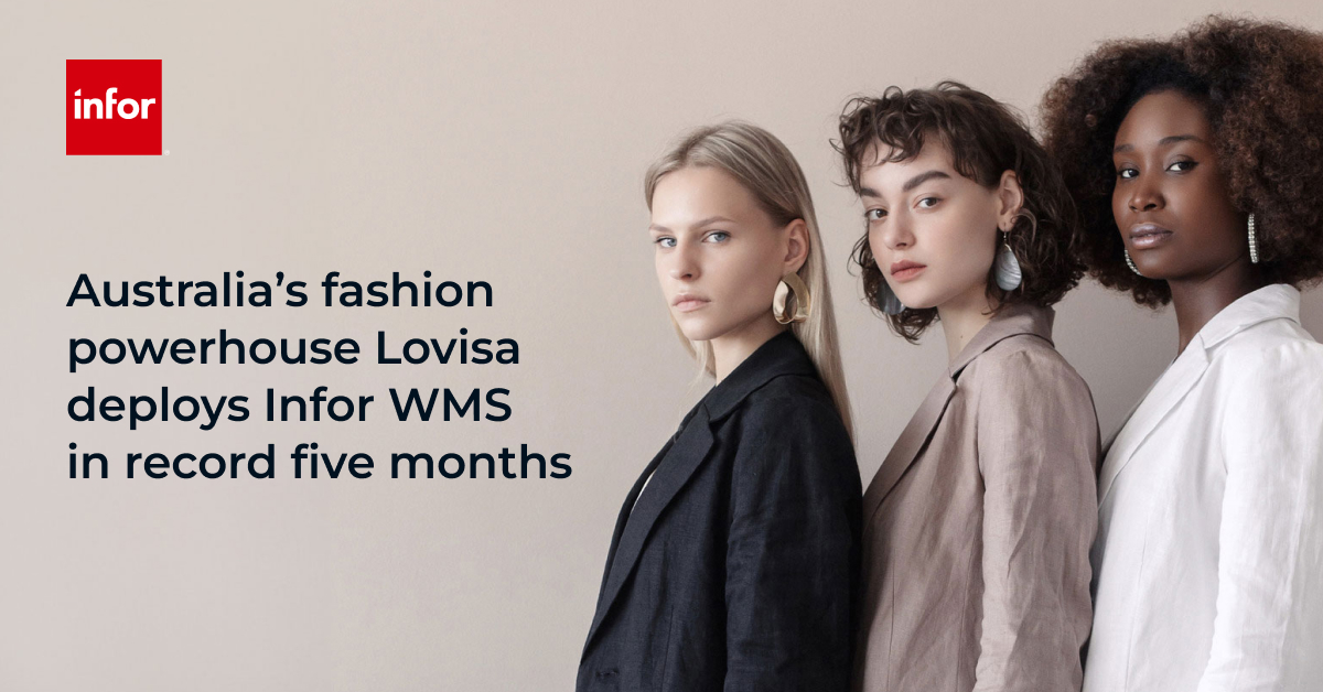 Australia's Fashion Powerhouse Lovisa Deploys Infor WMS