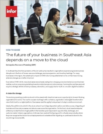 The future of your business in Southeast Asia depends on a move to the cloud
