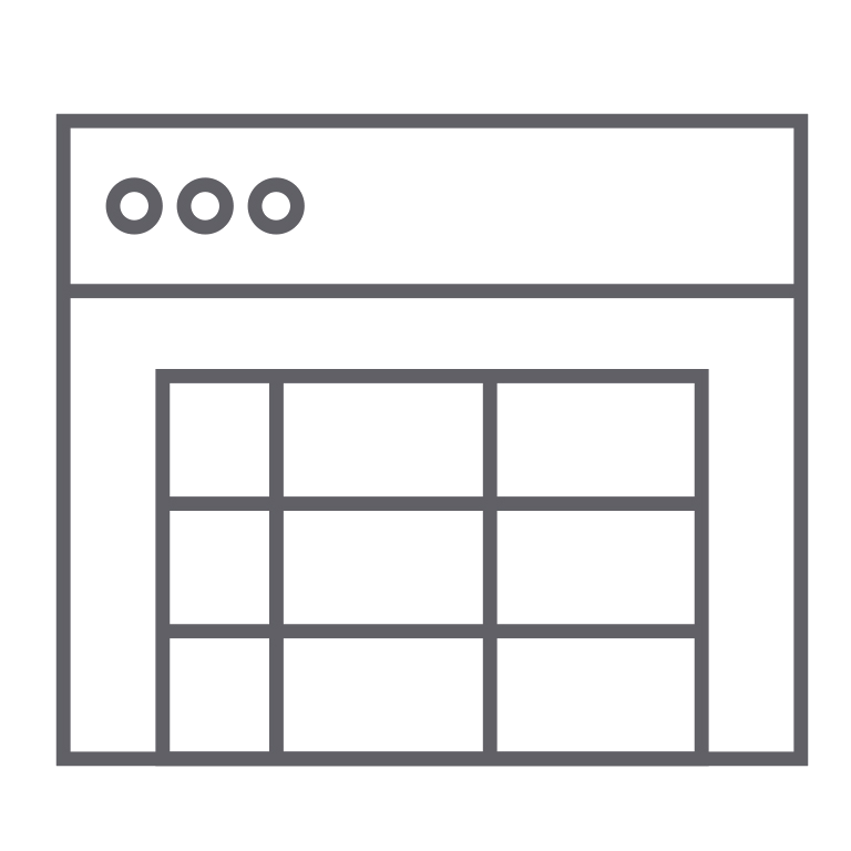 Spreadsheet, chart, data, tab, web, page, grid, document, excel, file, format, work, business, calculation, software, productivity, schedule, table, report