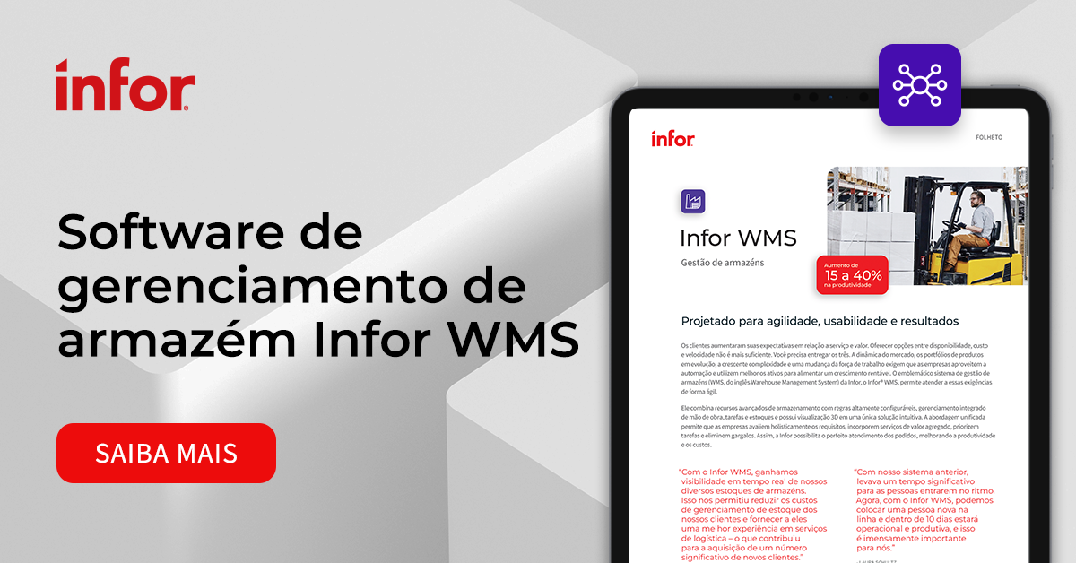 Infor WMS | Brochura: sistema de gerenciamento de armazéns