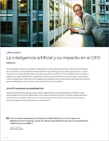 th AI and its impact on the CFO White Paper Spanish Spain