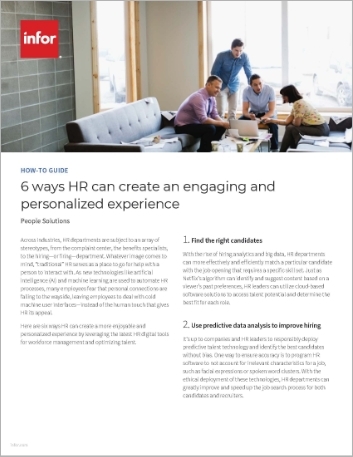 6 ways HR can create an engaging and personalized experience How to Guide   English