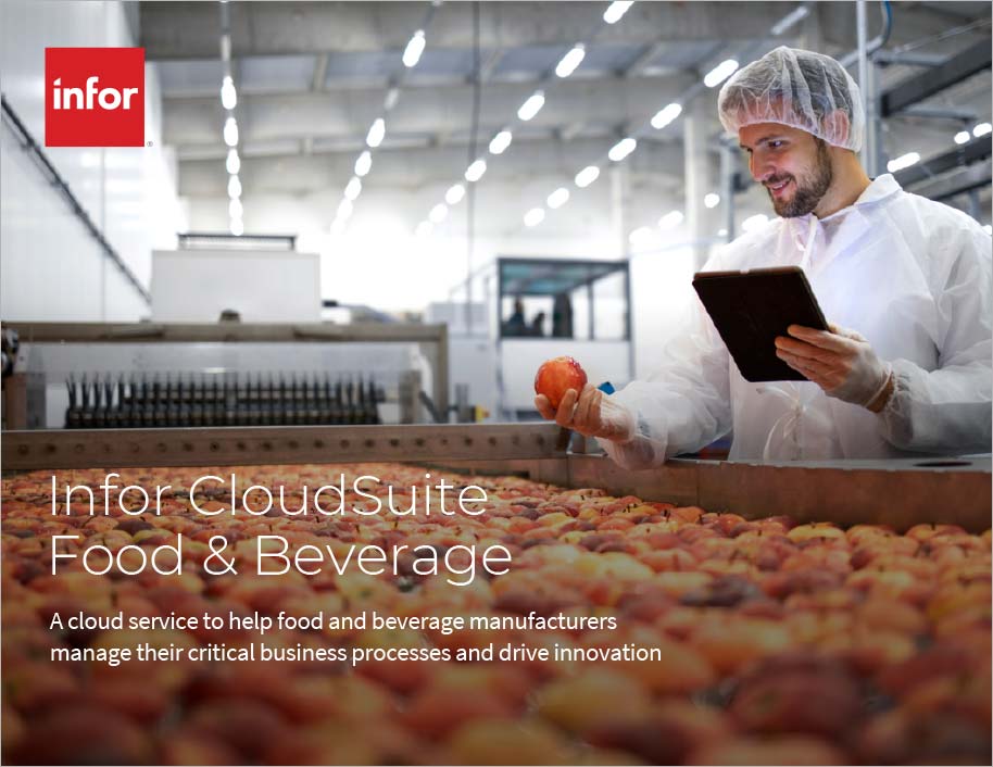 Infor CloudSuite Food and Beverage eBrochure English