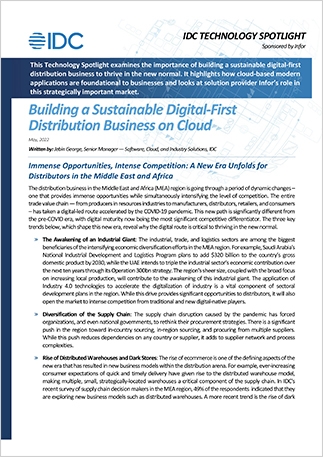 Building a Sustainable Digital First Distribution Business on Cloud Analyst Report English