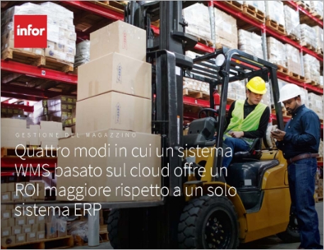 th 4 ways cloud based WMS   delivers greater ROI than an ERP system alone eBook Italian