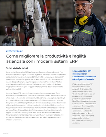 th Improve food and beverage   manufacturing with an agile modern ERP Executive Brief Italian