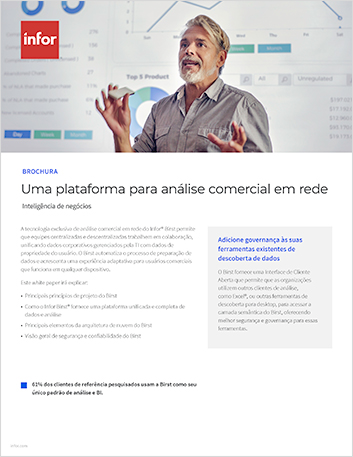 A platform for networked business   analytics Brochure Portuguese Brazil 457px
