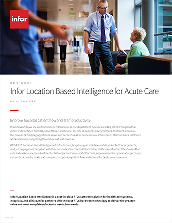 Infor Location Based Intelligence for Acute Care Brochure English    
