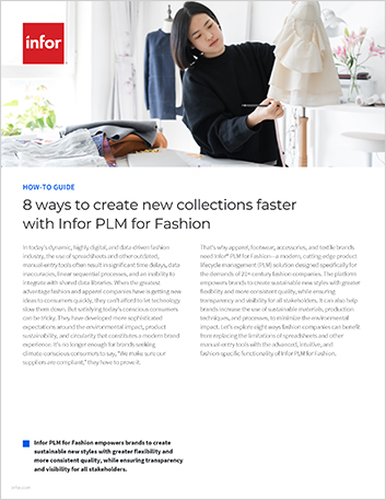 8 ways to create new collections faster with Infor PLM for Fashion How to Guide English 457px