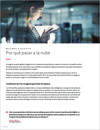 th Why move to the cloud Executive Brief Spanish Spain 