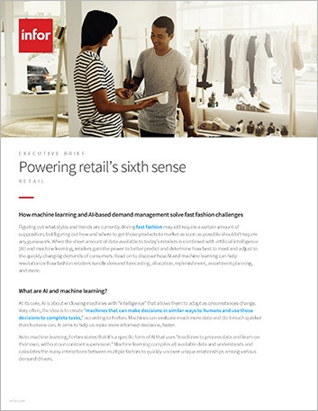 Powering retails sixth sense
