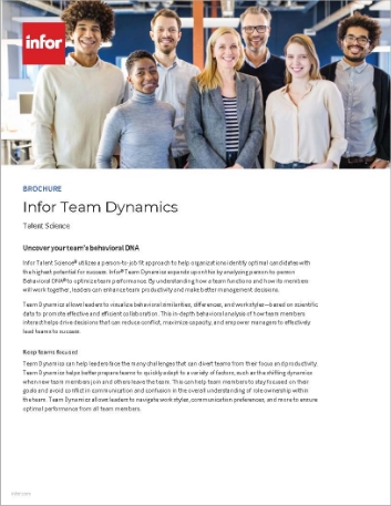  Infor Team Dynamics Brochure English    