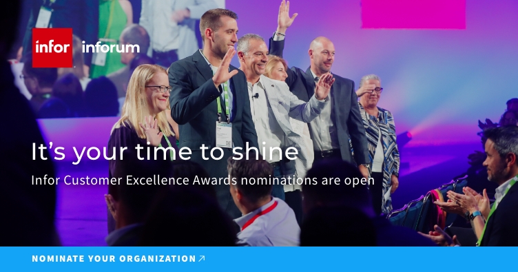 2021 Infor Customer Excellence Awards