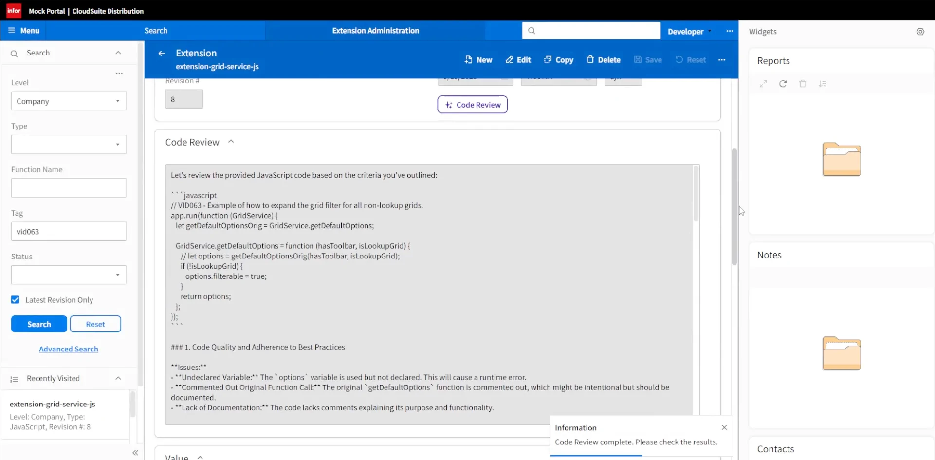 Infor GenAI embedded in ERP for process and distribution industries