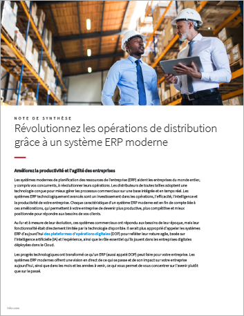 th Revolutionize distribution operations   with a modern ERP system Executive Brief French.png