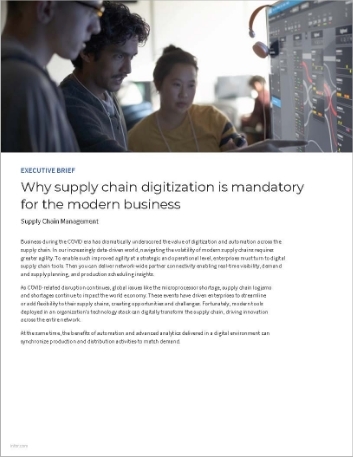 Why supply chain digitization is mandatory for the modern business