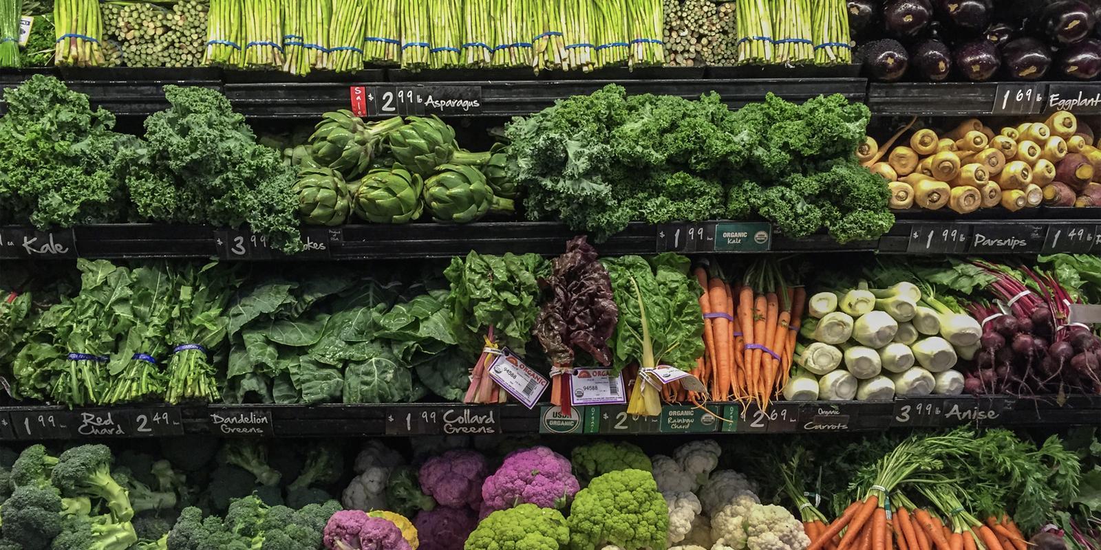 vegetables stall