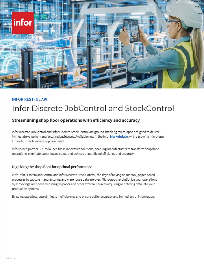 Infor Discrete JobControl and
  StockControl Brochure English 457px