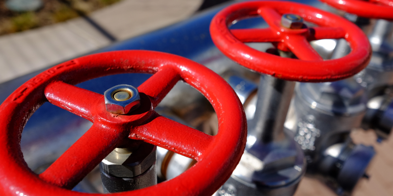 red valves