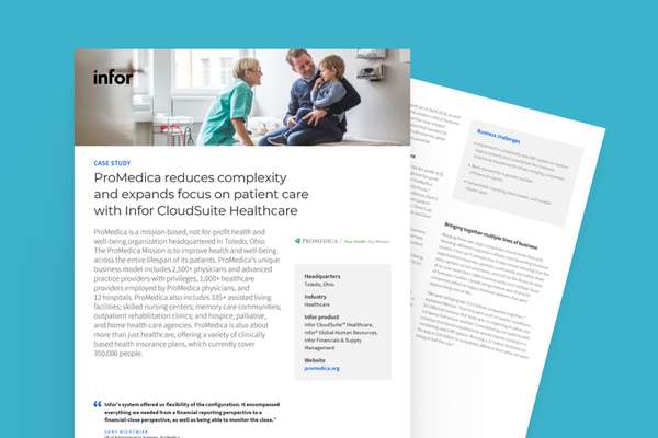 ProMedica reduces complexity and expands focus on patient care