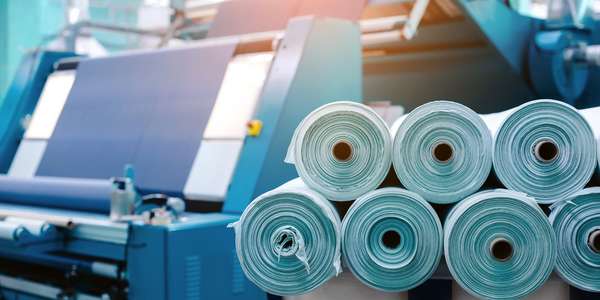 textile factory machine fabric rolls