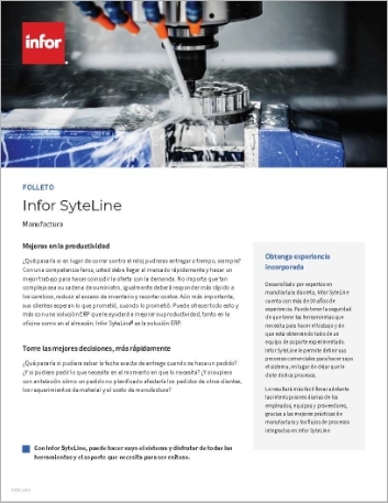 th Infor SyteLine Brochure Spanish LA 457px