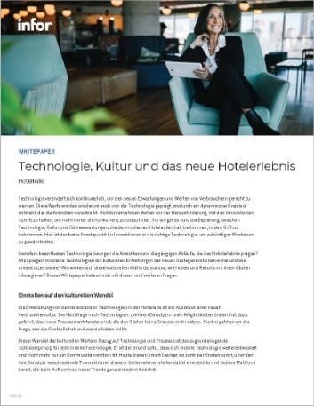 th Technology culture and the new hotel guest experience White Paper German 457px