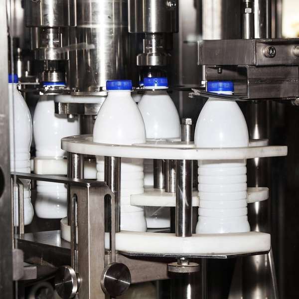 fábrica de envasado de leche y línea de producción de embotellado
