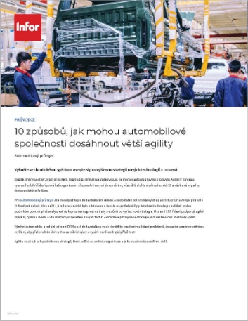 10 ways for automotive companies to   achieve greater agility How to Guide Czech 457px