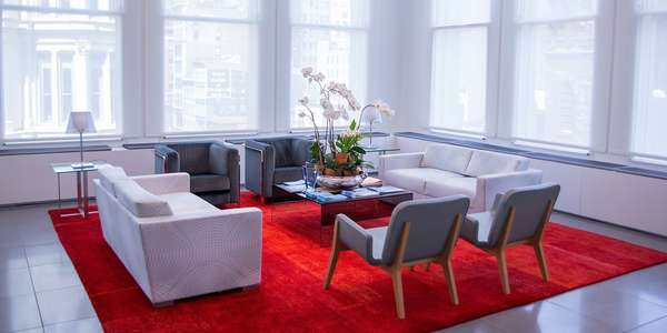 office filled with table and chairs