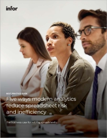 Five ways modern analytics reduce spreadsheet risk and inefficiency Best Practice Guide English 1