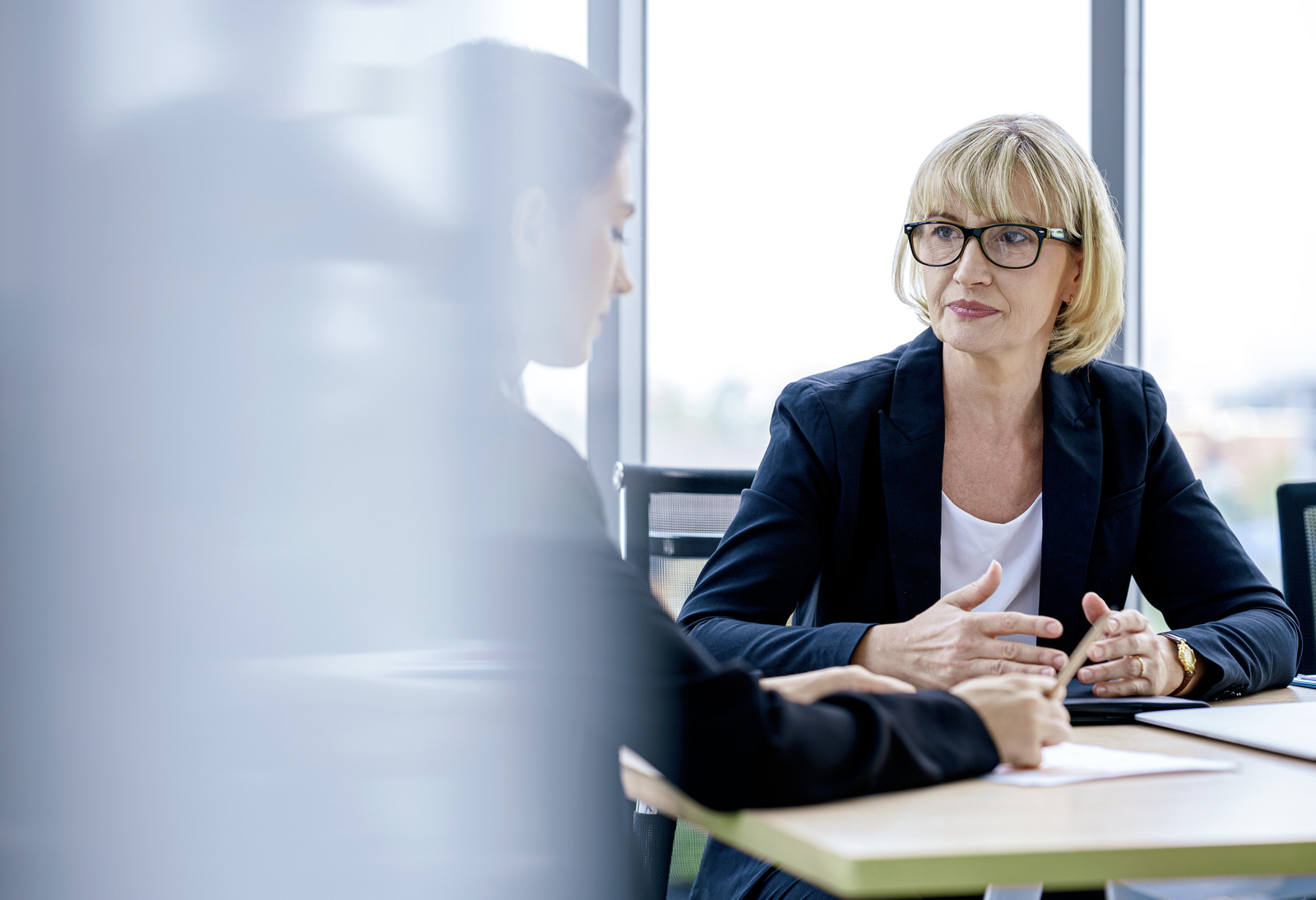 financial advisor and client talking and discussing financial plan or investment plan