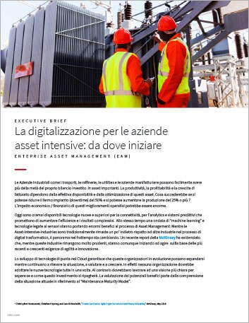 th Moving asset intensive   industries to the cloud Where to begin Executive Brief Italian