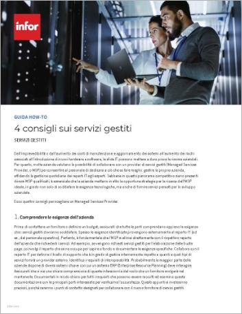 th 4 tips for working with   managed services How to Guide Italian