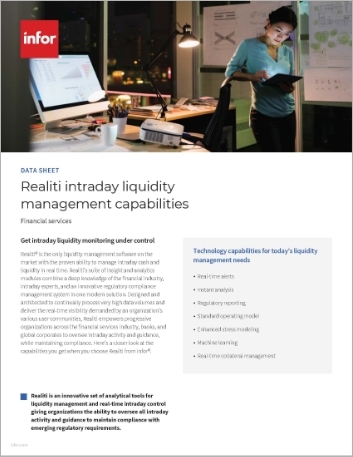 Realiti intraday liquidity management capabilities